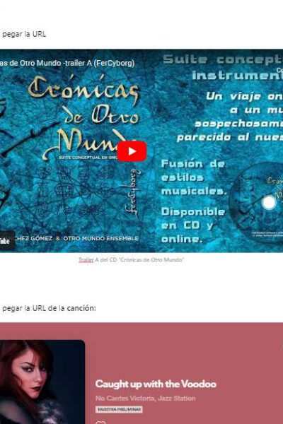 widgets de plataformas online en wordpress